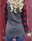 Womens Merry Christmas Striped Raglan Long Sleeve T Shirt Plaid Leopard Printed Tree Baseball Shirt Graphic Tees Tops
